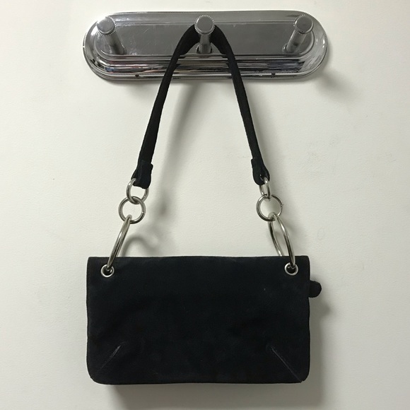 Handbags - Cute Suede Wallet O Ring Purse!